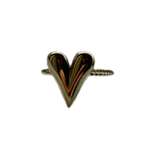 Heart ring goud