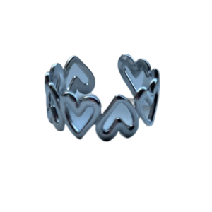 Little hearts zilver